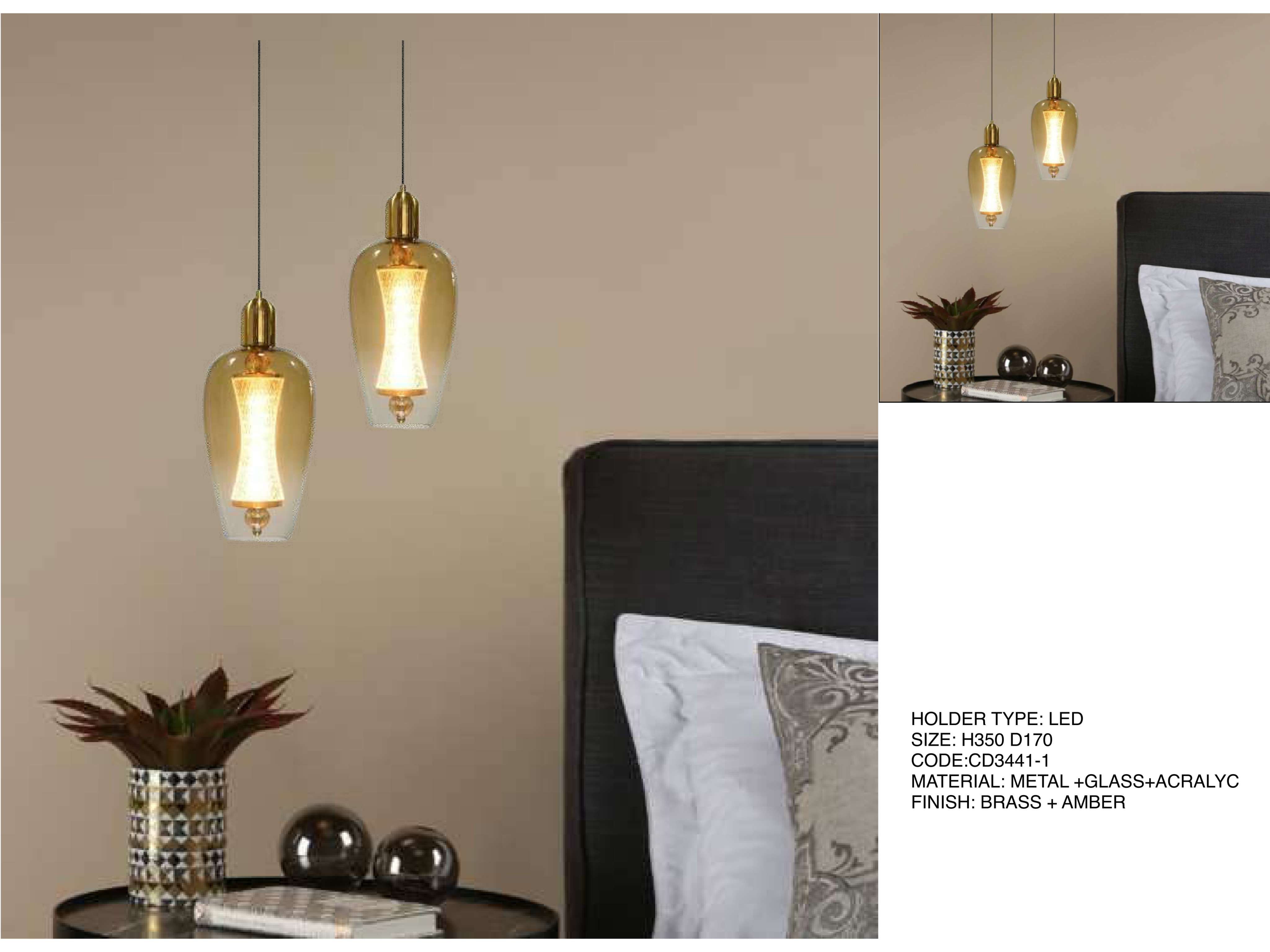 Beyond Lights - Brass Pendant Light- LCHL